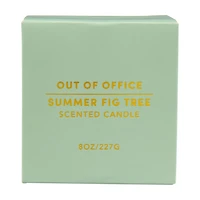 "Out of Office" Scented Candle, Summer Fig Tree, 8 oz