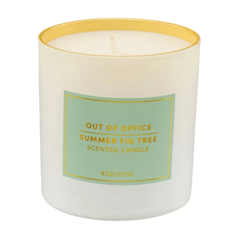 "Out of Office" Scented Candle, Summer Fig Tree, 8 oz