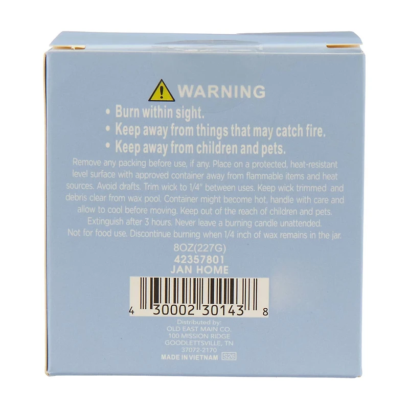 "Fresh Out of Patience" Scented Candle, French Lavender, 8 oz