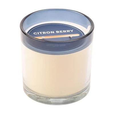 Citron Berry Scented Candle in Glass Jar, 12 oz