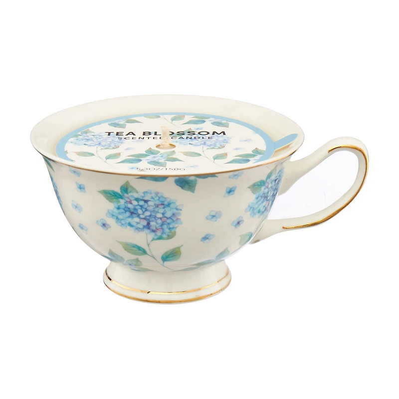 Tea Cup Scented Candle, Tea Blossom, 5.3 oz