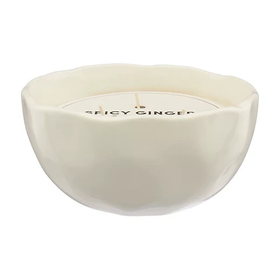 Bowl Scented Candle, Spicy Ginger Santal, 17 oz
