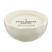 Bowl Scented Candle, Spicy Ginger Santal, 17 oz