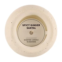Ceramic Scented Candle, Spicy Ginger Santal, 19.5 oz