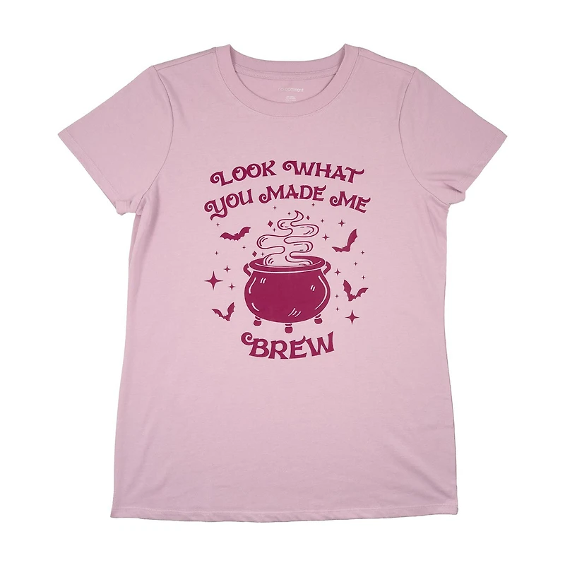 Halloween 'Look What You Made Me Brew' T-Shirt, Medium
