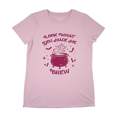 Halloween 'Look What You Made Me Brew' T-Shirt, Medium