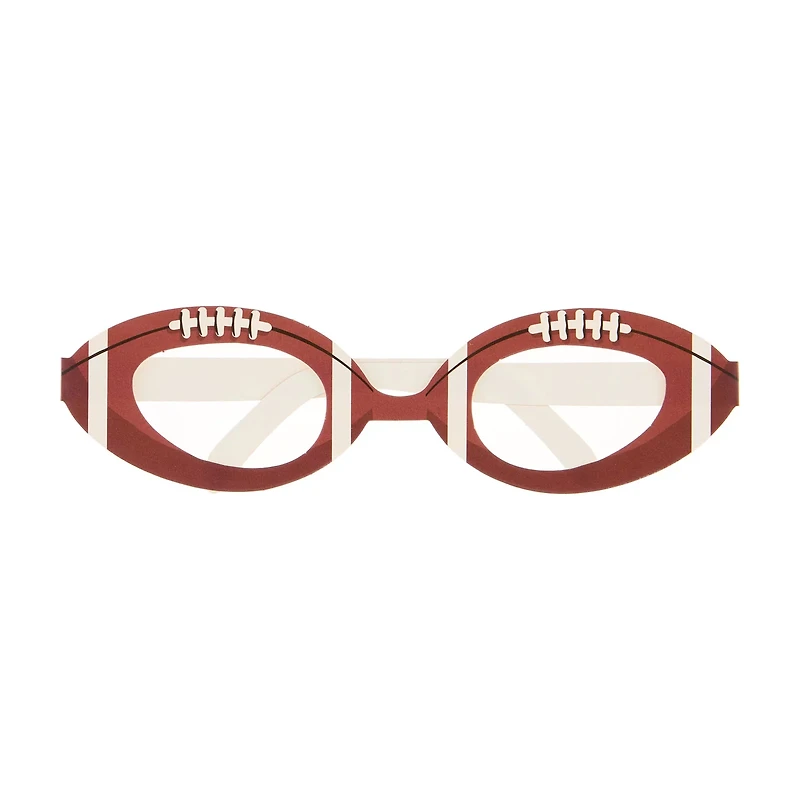 321 Party Football Novelty Glasses, 4 pk