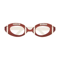 321 Party Football Novelty Glasses, 4 pk