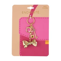 Enchante Gold Bow Bag Charm
