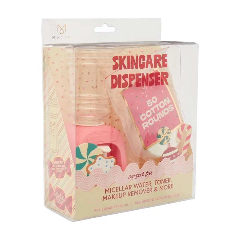 Mayim Skincare Dispenser with 50 Cotton Rounds