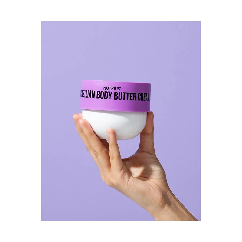 Nutrius Brazilian Body Butter Cream Botanical Bliss, 6 FL OZ