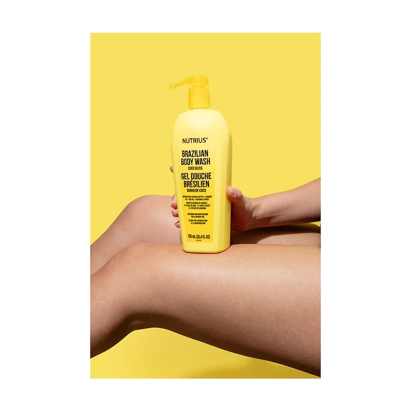 Nutrius Coco Bliss Body Wash, 25.4 FL OZ