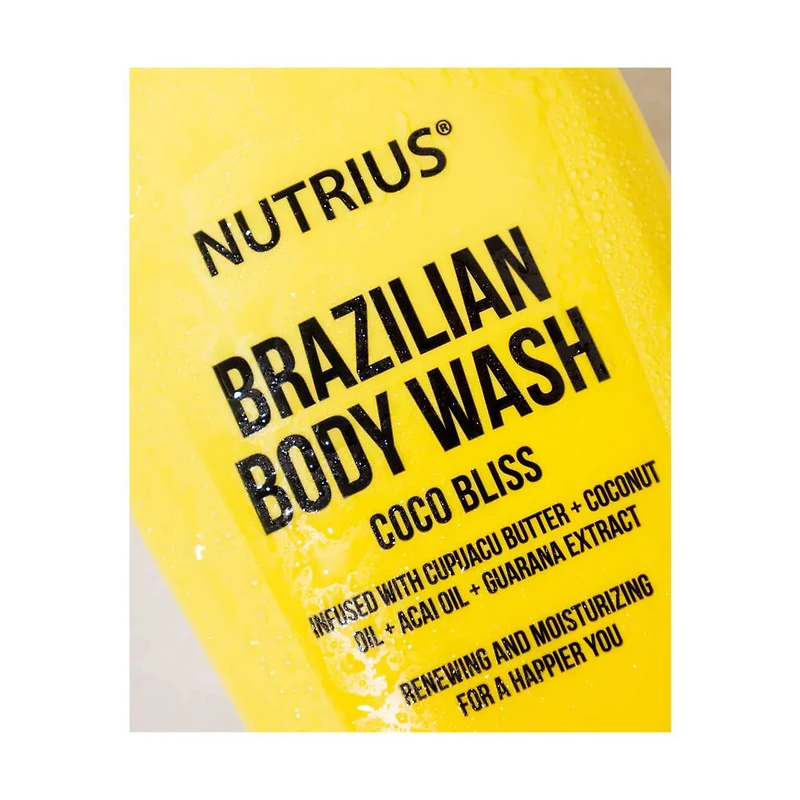 Nutrius Coco Bliss Body Wash, 25.4 FL OZ