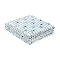 Just In For Your Home, Blue Print Soft Throw, 50 in x 60 in