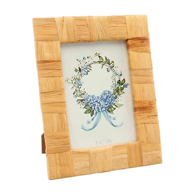 Rattan Photo Frame, 5 in x 7 in