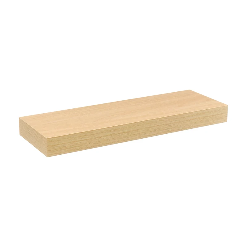 Decorative Floating Wood Shelves, 16.5 in x 5.5 in x 1.5 in