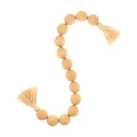 Jumbo Wood Bead Garland
