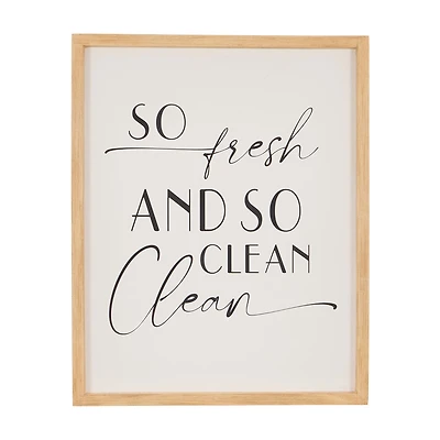 "So Fresh and So Clean Clean" Wall Art
