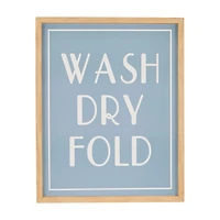 "Wash Dry Fold" Wall Art