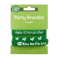St. Patrick’s Day Bracelets, 3 pk