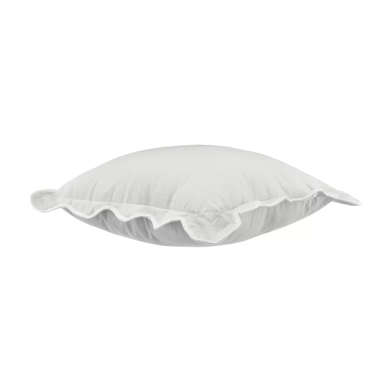 Scallop Edge Pillow, 20 in x 20 in
