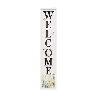 "Welcome" Porch Leaner Sign