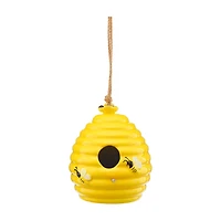 Ceramic Beehive Birdhouse