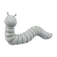 Garden Caterpillar Decor, White