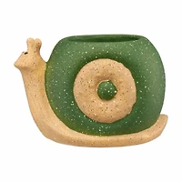 2-Tone Snail Garden Planter, Assorted