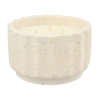 Wide Ribbed Citronella Candle