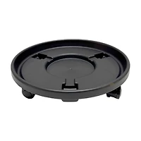 Black Plastic Planter Caddy, 14 in