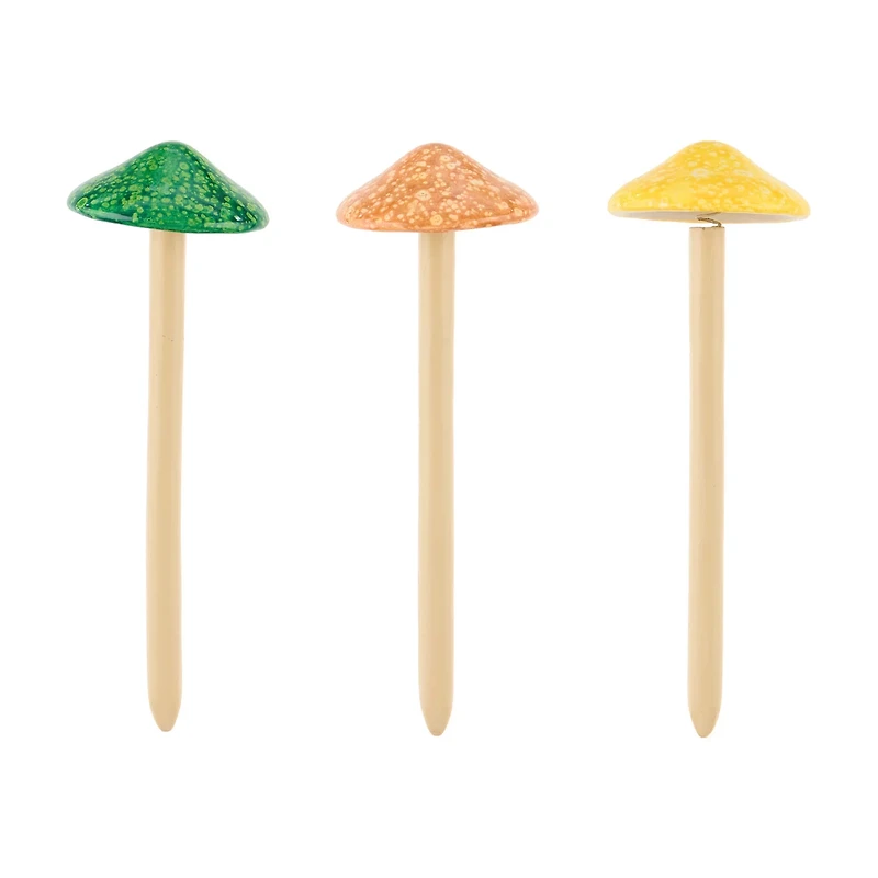 Resin Mushroom Stake Garden Decor