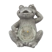 Solar Frog Garden Decor