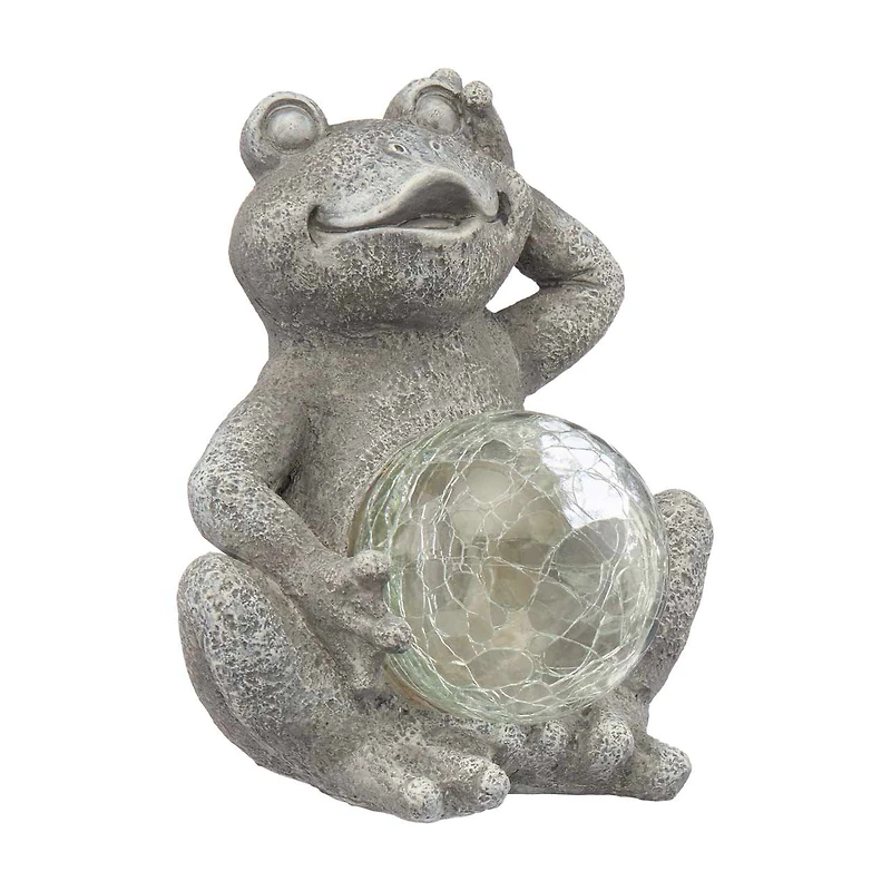 Solar Frog Garden Decor