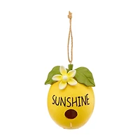 "Sunshine" Lemon Hanging Birdhouse