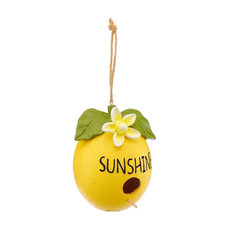 "Sunshine" Lemon Hanging Birdhouse