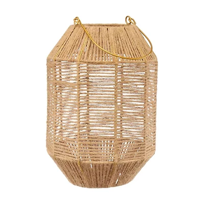 Metal and Rope Garden Lantern