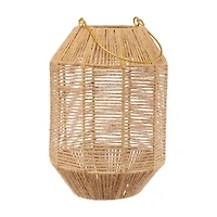 Metal and Rope Garden Lantern