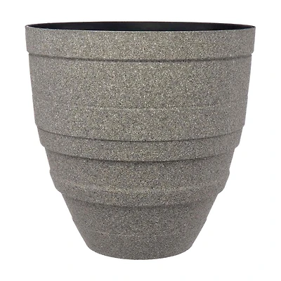 Gray Stone Finished Planter, 16 in