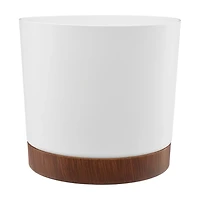 White 2-Toned Planter, 12 in