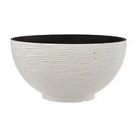 White Bowl Planter, 14 in