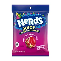 NERDS Juicy Gummy Clusters, Strawberry Punch, Juicy and Gummy Candy