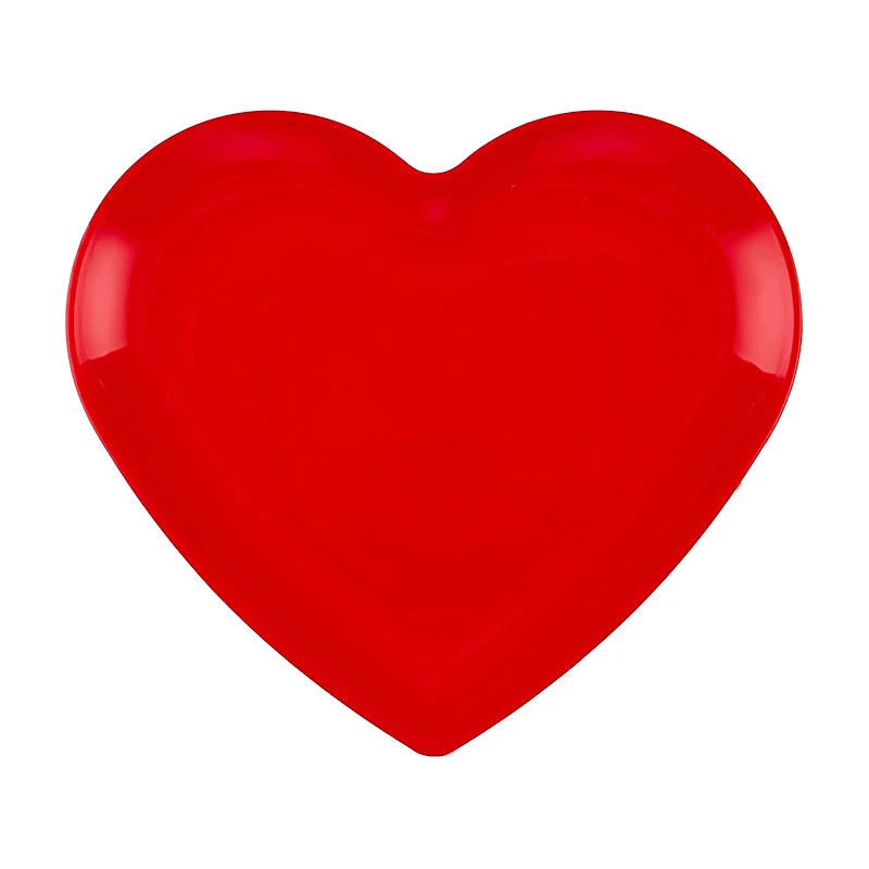 Valentine's Day Heart Dinner Plate, Assorted