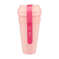 Valentine's Day Coffee Tumbler 4-Pack, Bow