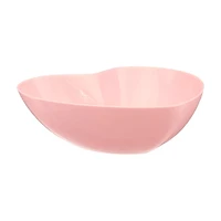 Valentine's Day Plastic Heart Serving Bowl, Pink