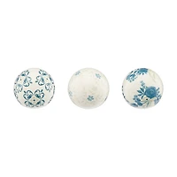 Tabletop Ceramic Orbs, Set of 3