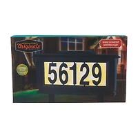 Meridian Point Originals Solar Powered Address Sign