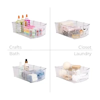 Wide Storage Bin with 2 Dividers