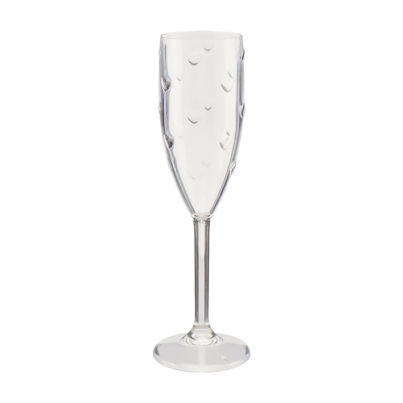 Valentine's Day Plastic Champagne Flute, 6 oz