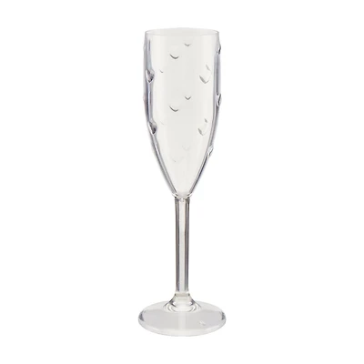 Valentine's Day Plastic Champagne Flute, 6 oz